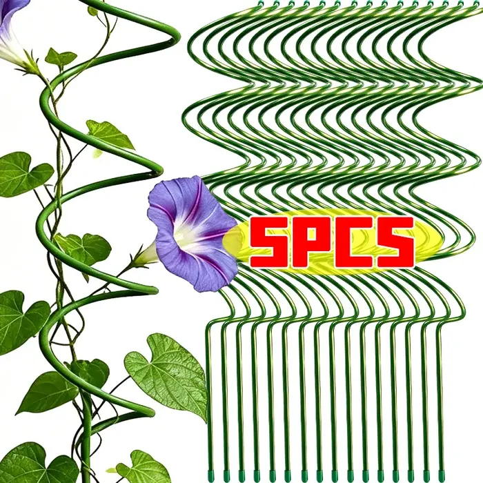 1/5 pièces Tuteurs spirales pour plantes
