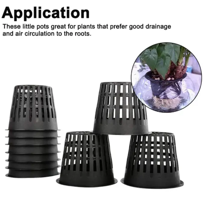 Paniers de plantation, tasses à valeur fixe avec étiquettes pour plantes