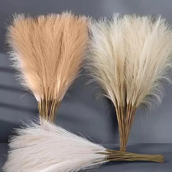 Plante artificielle en plumes de pampa, décoration de mariage, bouquet de fleurs artificielles, bouquet bohème, décorations de mariage