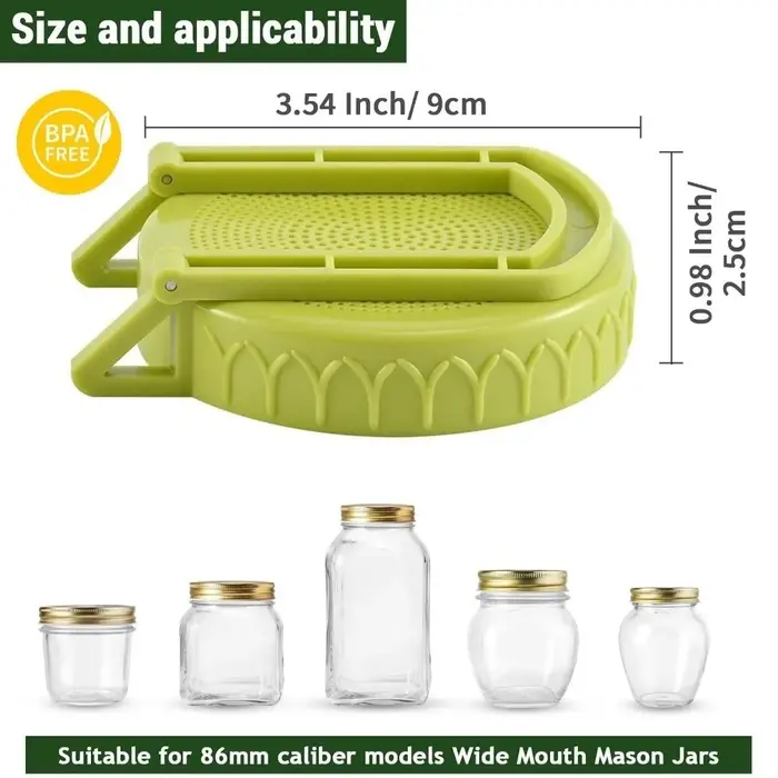 Nouveau avec support couvercles de germination en plastique facile