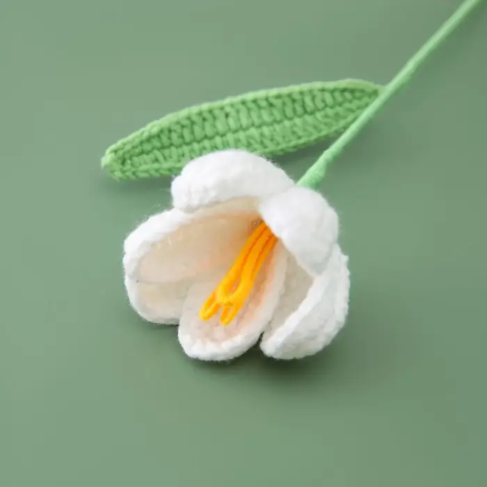 Bouquet de tulipes artificielles en Crochet