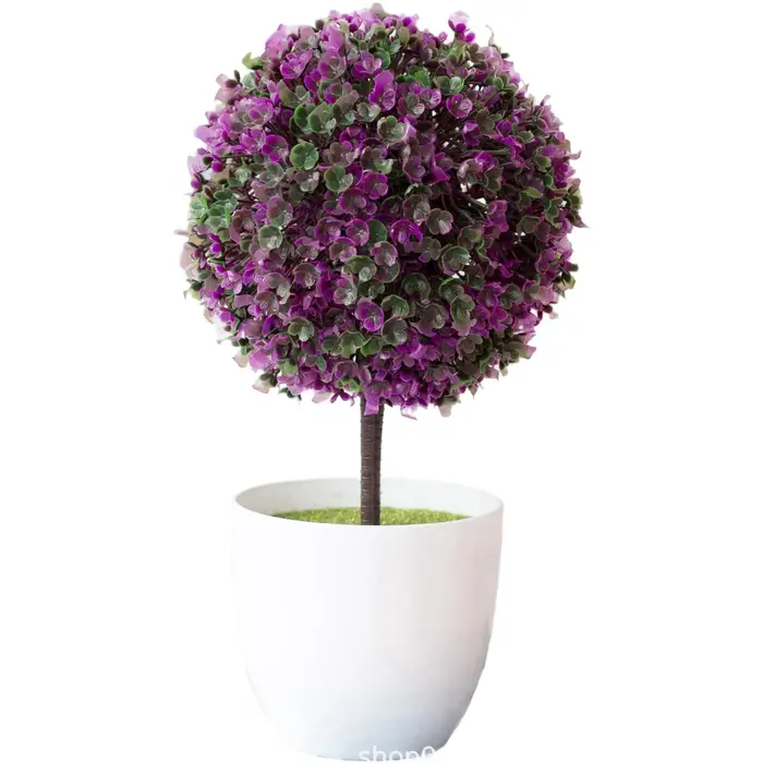 Plante artificielle de jacinthe et de camélia en forme de boule pour la décoration de table