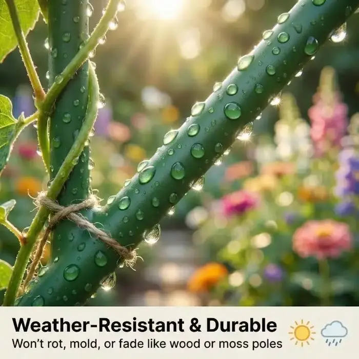 6 piquets de support pour plantes Monstera avec attaches – Conception de treillis empilable
