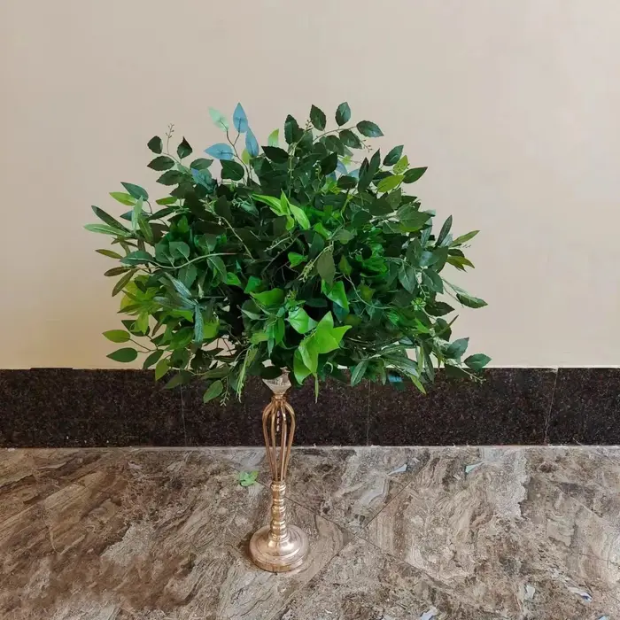 Boule de Plantes Artificielles pour Décoration de Mariage, Décor de Chemin, Plantes Vertes, Boule de