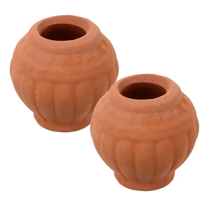 Mini bassin en terre cuite Cupidon pour femmes, 2 pièces, petits Pots de plantes, accessoires succulents, bol en argile fait à la main, mignon