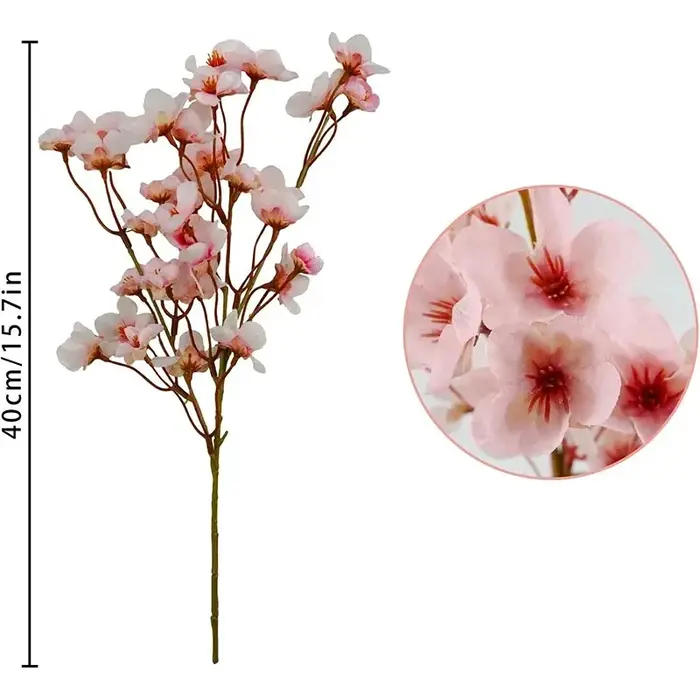 1/2 pièces fleur de cerisier artificielle