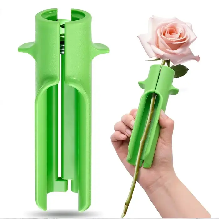 1 pièce Outil à éliminer les épines de rose, Dispositif de déépinoisage de roses, Convient aux fleuristes et à un usage domestique