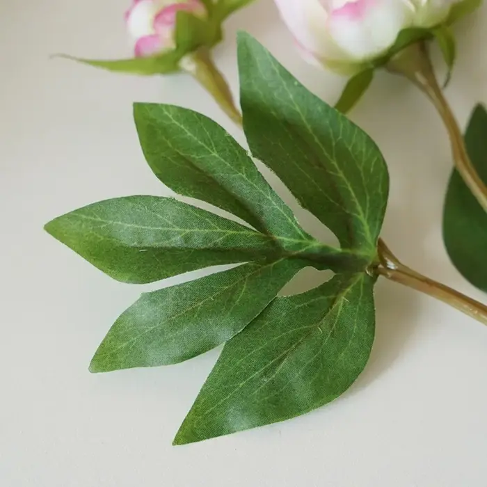 Fleurs de pivoine artificielles réalistes à 2 têtes