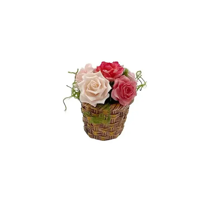 Mini fleurs en pot, simulation de pot de fleurs
