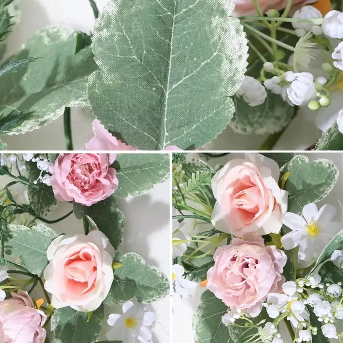 Rose artificielle fleur vigne 175cm pivoine marguerite guirlandes florales pour décor de fête de mariage centre de Table extérieur saint valentin