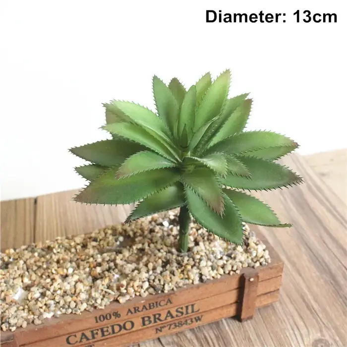 Petites plantes succulentes artificielles en PVC