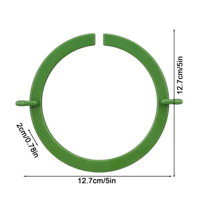 Système d'Arrosage Goutte à Goutte avec Support pour Plantes de Jardin, Anneau d'Irrigation