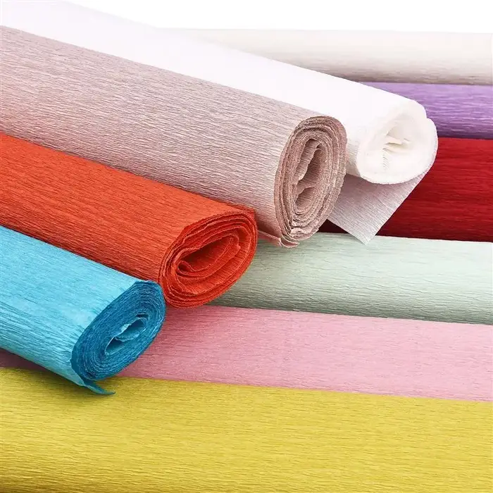 Papier pansement froissé pour emballage de fleurs