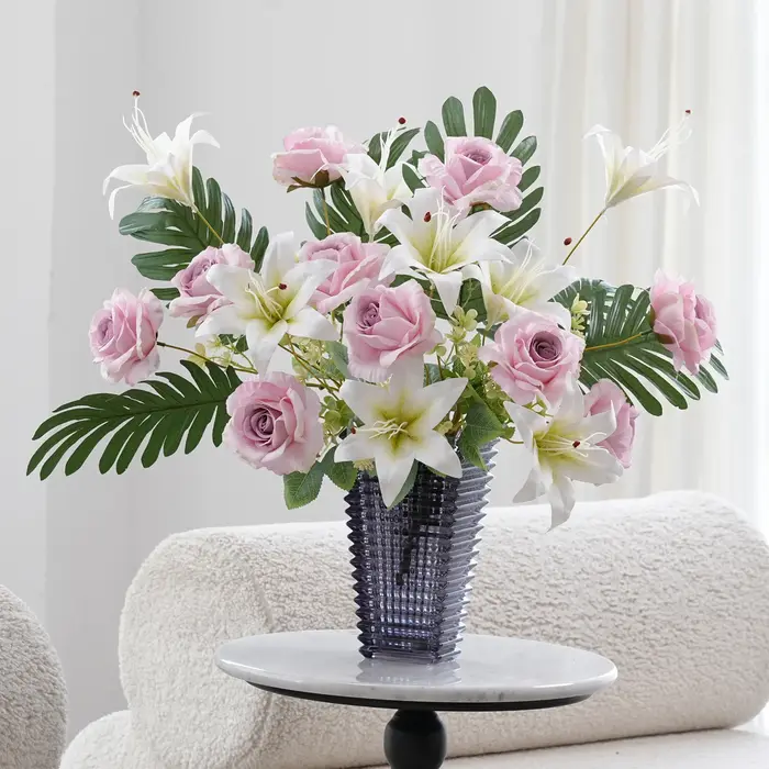 Bouquet de fleurs artificielles C2025 en soie