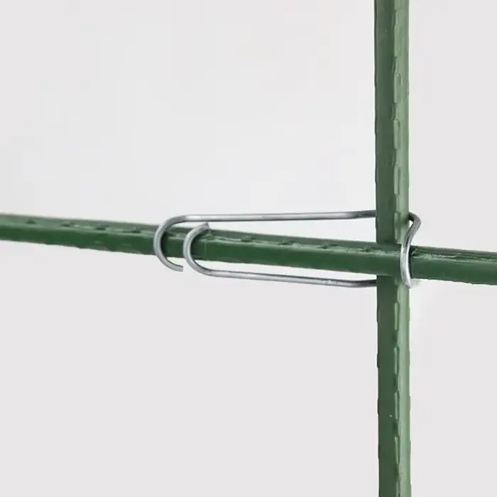 Anneau de raccordement pour plantes, clip de jardin, connecteur de cage, connecteur de piquet de jar