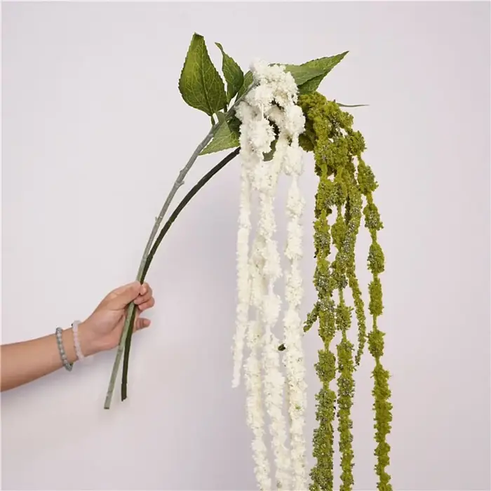 Plante suspendue artificielle Amaranthus à 6 têtes