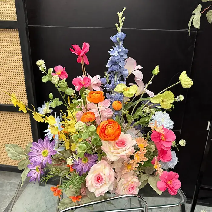 Composition florale 5D de roses