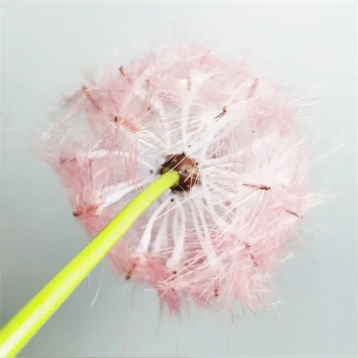 Fleur artificielle, pissenlit blanc