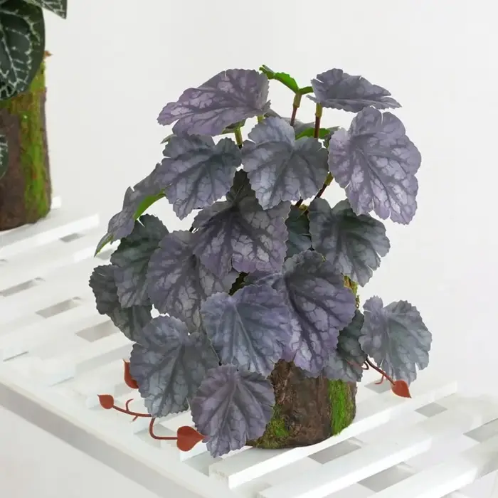 23 feuilles de plantes vertes artificielles