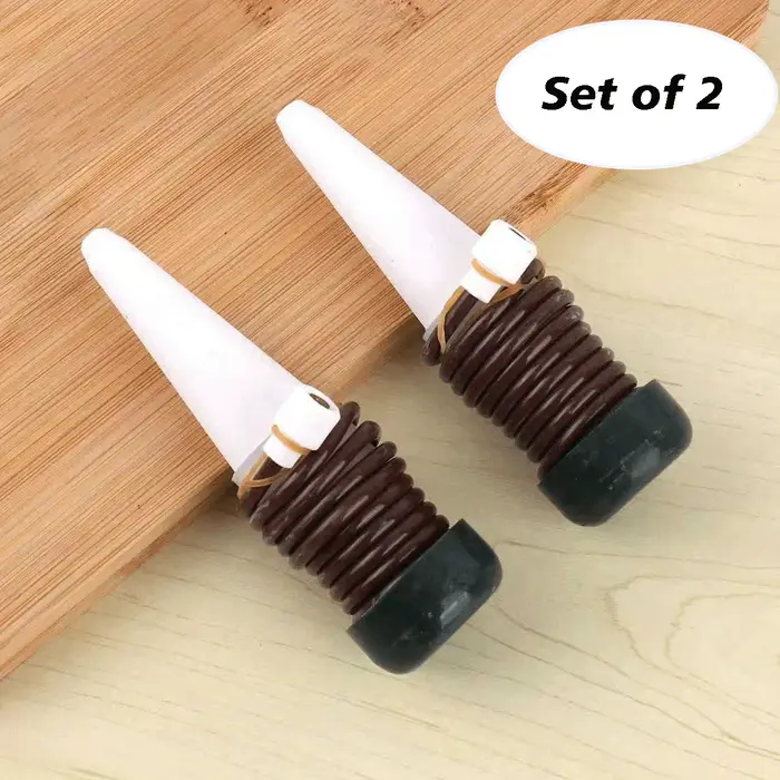 2/4 pièces Arroseur automatique en céramique pour plantes, dispositif d'irrigation goutte à goutte,