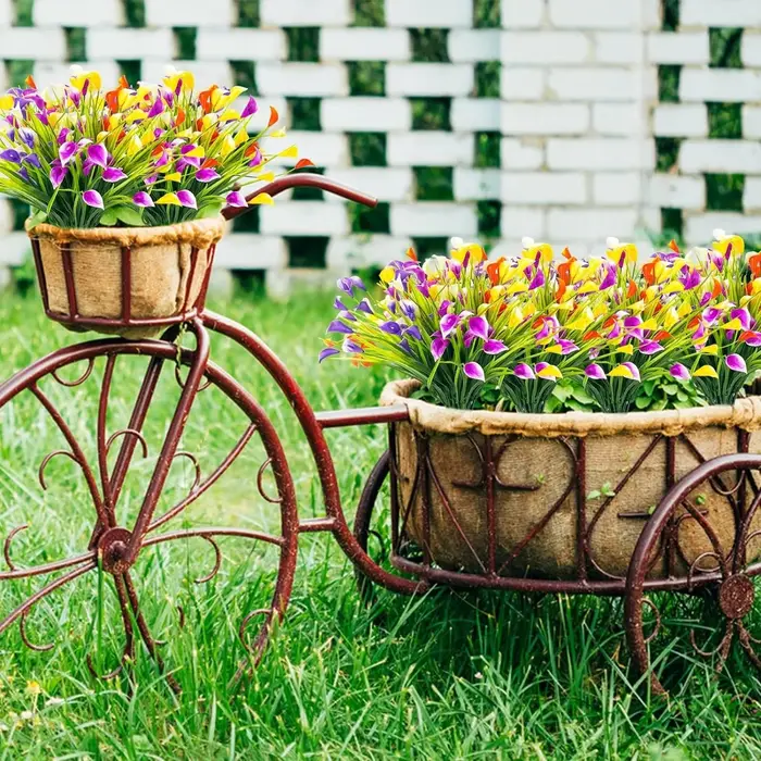 Bouquet de Fausses Fleurs Artificielles