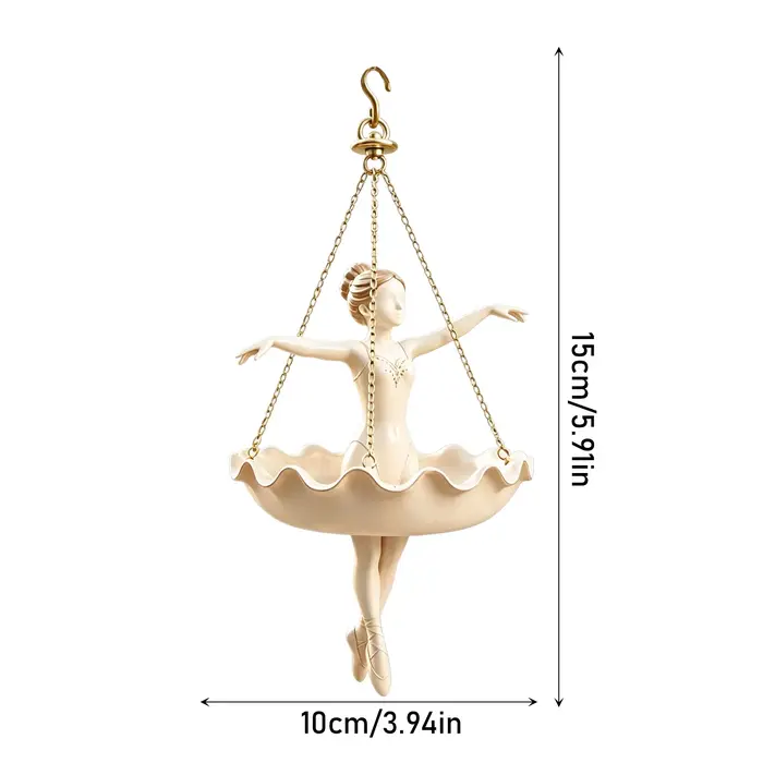 Nouveau pot de fleurs suspendu en forme de ballerine