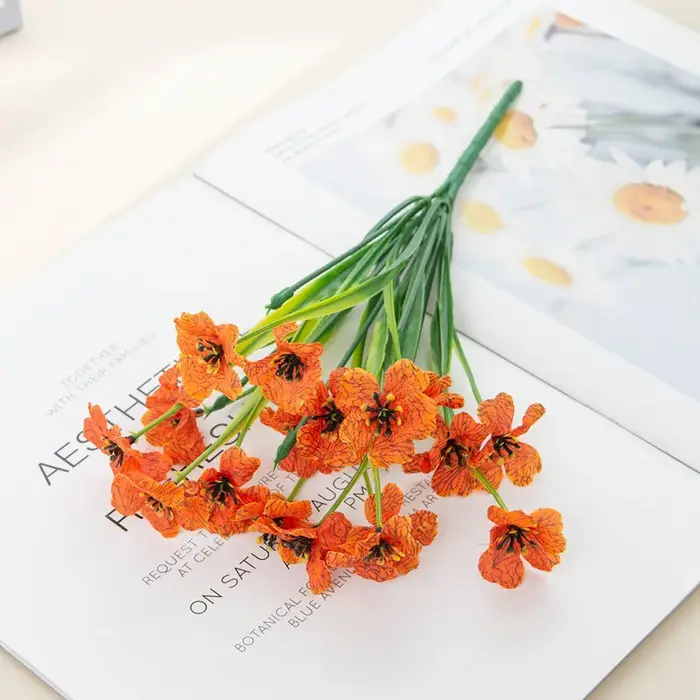 Fleurs artificielles Aquatique Mariage Bouquet De Mariée Scrapbooking Accueil Chambre Table Decora Vase En Plein Air Cour Jardin Bonsaï Festival