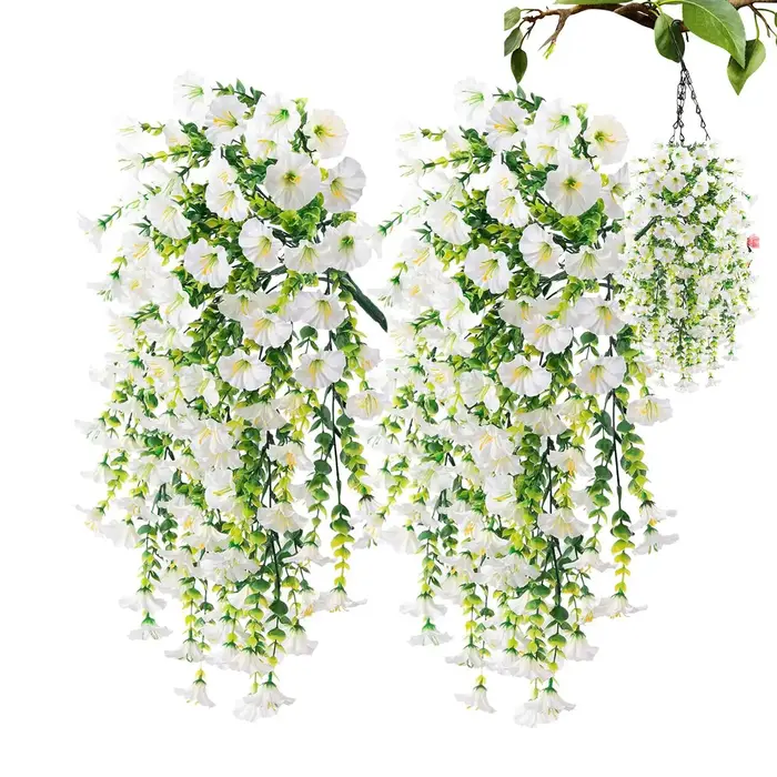 Fleurs artificielles en soie