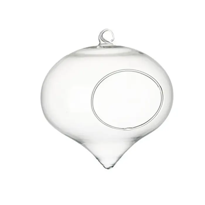 Vase à Boules de Verre de 11x9cm pour Décoration de Mariage