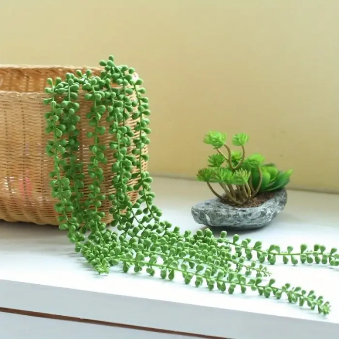 1pc plante artificielle amant larmes fausse fleur rotin