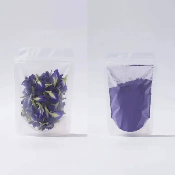 Fleur de pois papillon séchée naturelle et poudre de fleurs