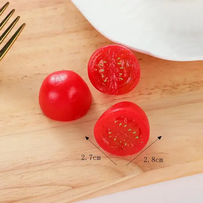 Légumes artificiels cerise tomate modèle alimentaire accessoires décoratifs faux réaliste Simulation