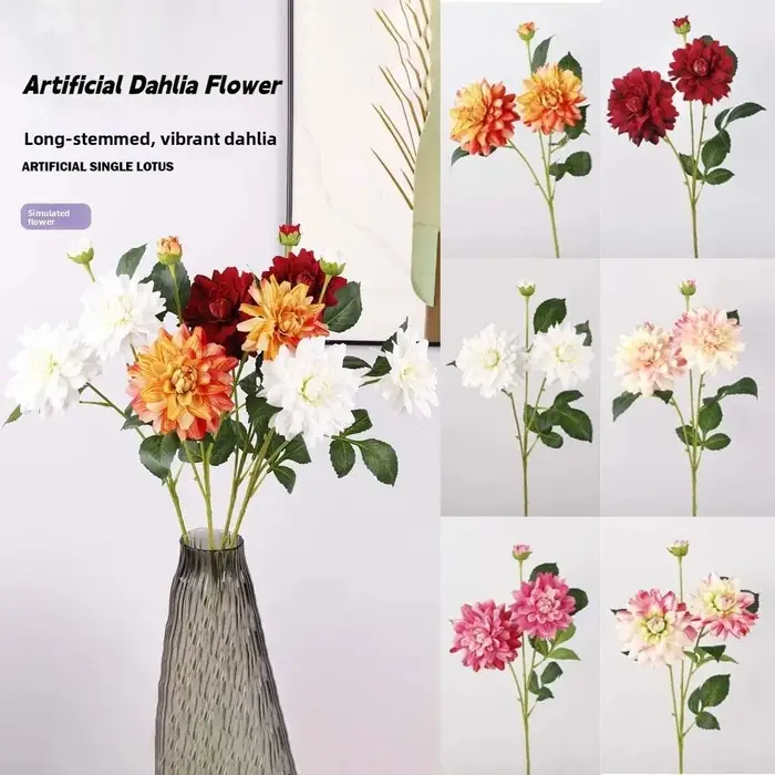 Fleur de Dahlia Artificielle Effet Naturel