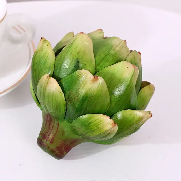 YO CHO Artichaut artificiel plante en plastique fruits Artichaut pour cuisine maison Art décor Table