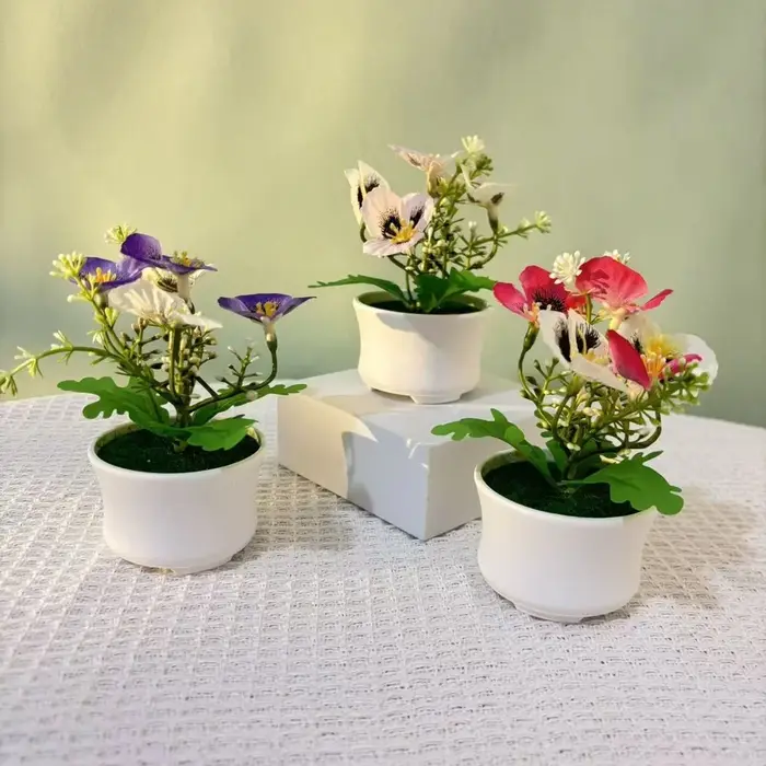 Orchidée Phalaenopsis Artificielle en Pot