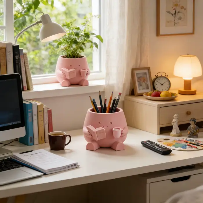Pots de fleurs imprimés en 3D : pots compagnons pour plantes