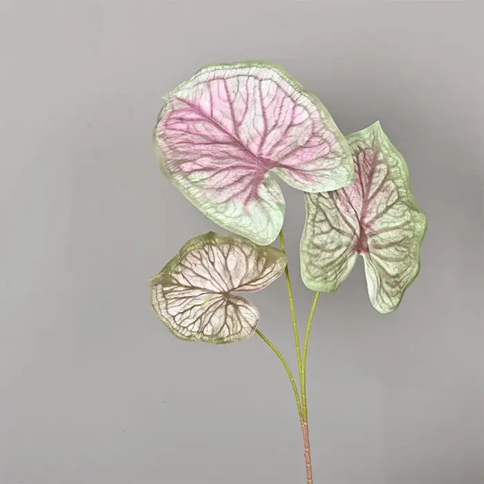 Feuilles de Calla artificielles en plastique, réalistes, résistantes aux UV, feuilles de fougère Cra