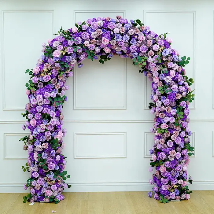 Arc d'hortensia Rose violet