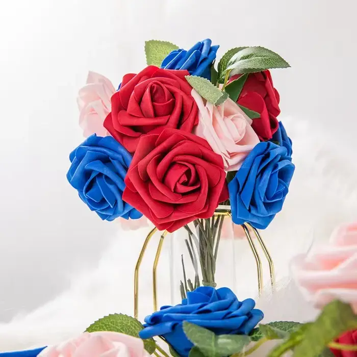 Roses artificielles en mousse