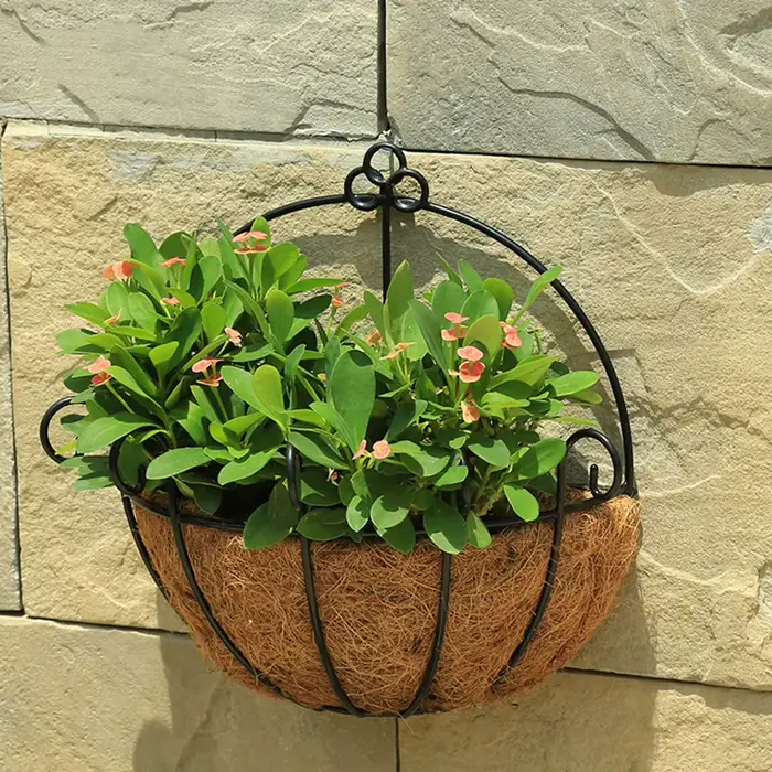 Panier suspendu, pot de fleur