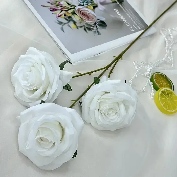 Branches d'ordures artificielles pour la décoration, fausses fleurs, rose violette, rose, décoration