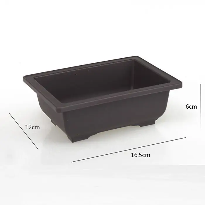 Pot de fleur en plastique pour plantes succulentes