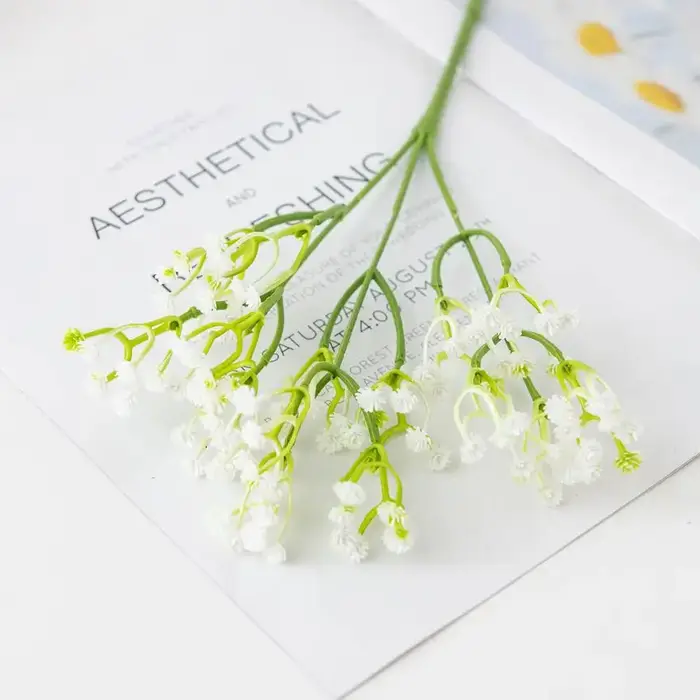 Babysbreath Bouque Fleurs Artificielles Pour Le Mariage mariée bouquet Accueil vase De Noël Guirlande Décoration