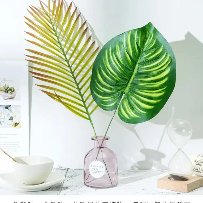 Feuilles artificielles en plastique