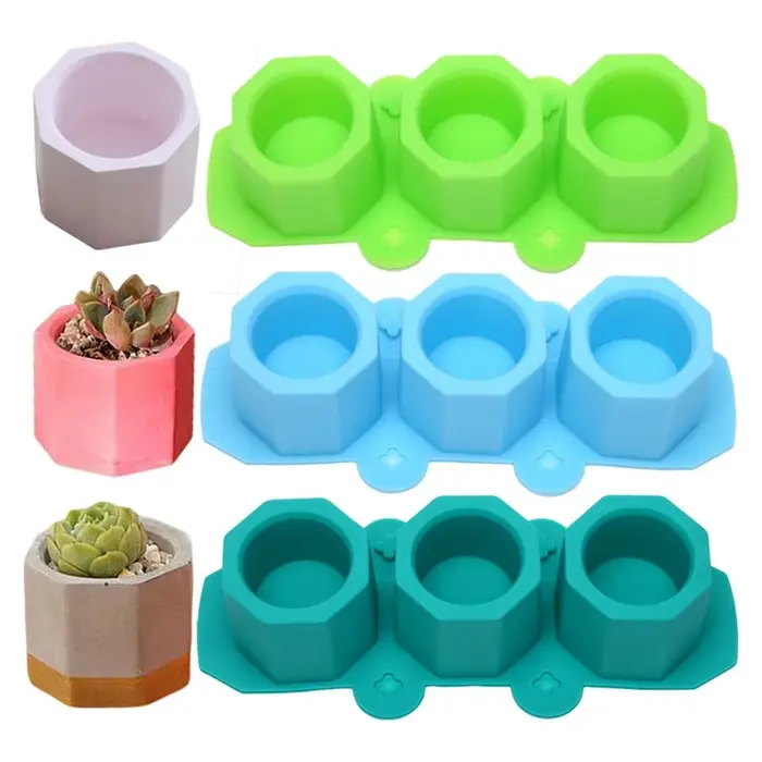 Moules en silicone pour pots de fleurs, adaptés à la plantation de fleurs, bricolage, arôme ci-après les et décoration intérieure de la maison