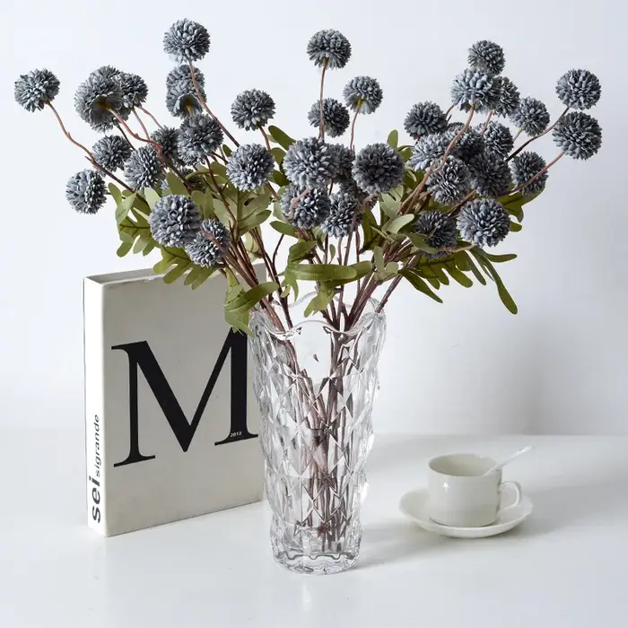 5 têtes de fleurs artificielles pissenlit