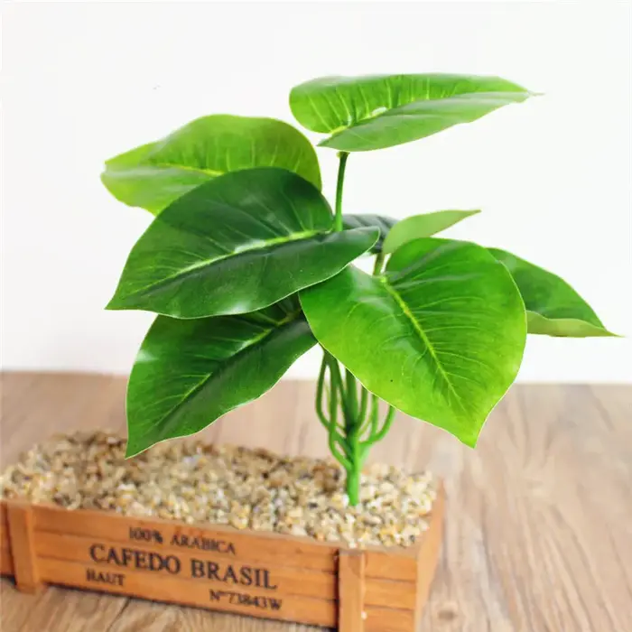 1 pièce de plante artificielle en soie