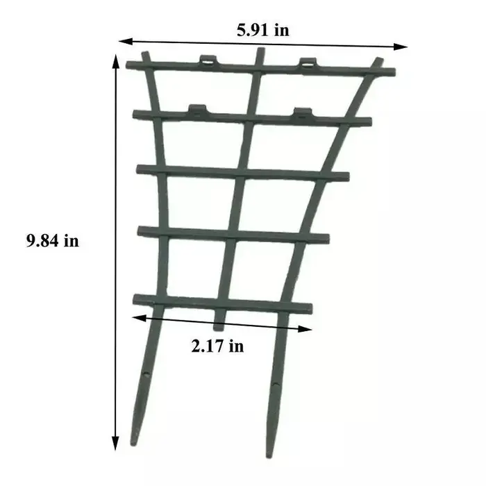 Support de plante en pot en plastique pour plantes grimpantes en pots