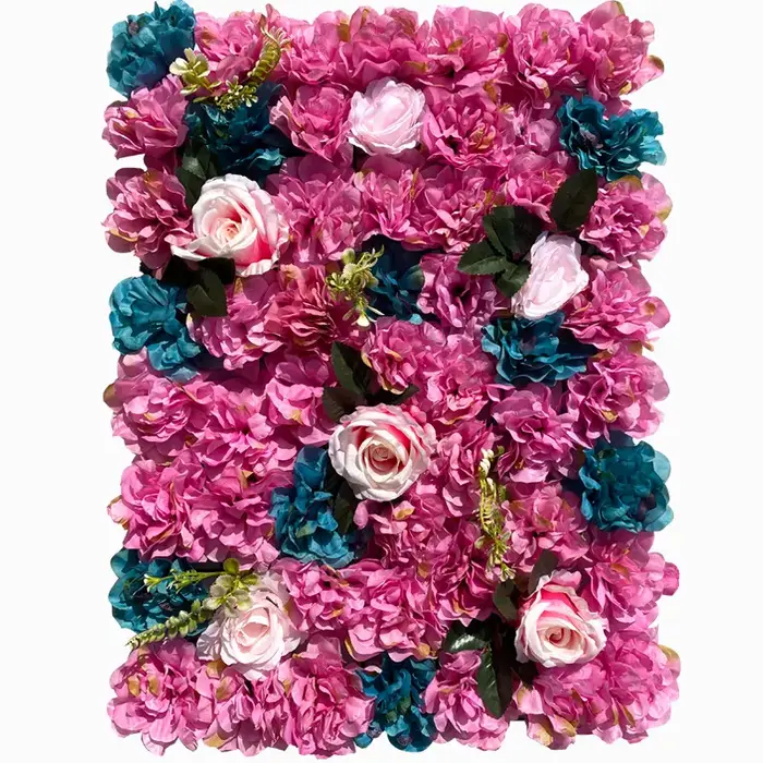Panneau Mural de Fleurs Artificielles