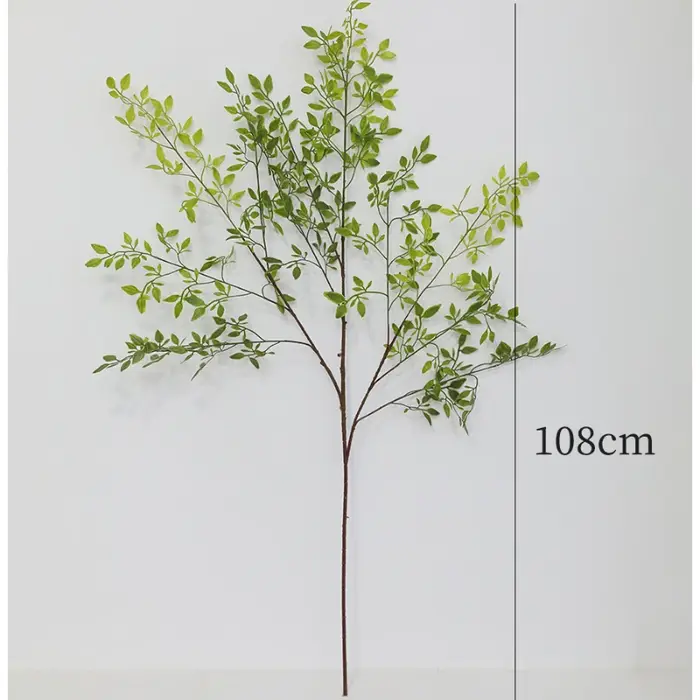 Plante artificielle en bambou du sud, branche longue unique de 108CM, pour la maison, centre commerc